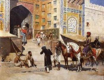 unknow artist Arab or Arabic people and life. Orientalism oil paintings  283